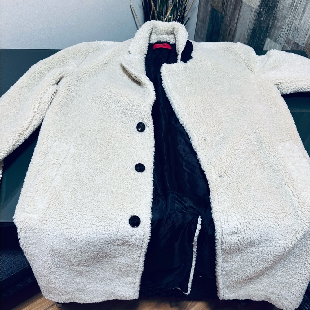 Hugo Boss Cream Trench Coat